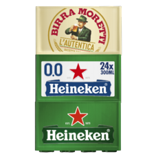 Heineken, Heineken 0.0% of Birra Moretti 